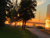 Sunset by the Aylmer Marina