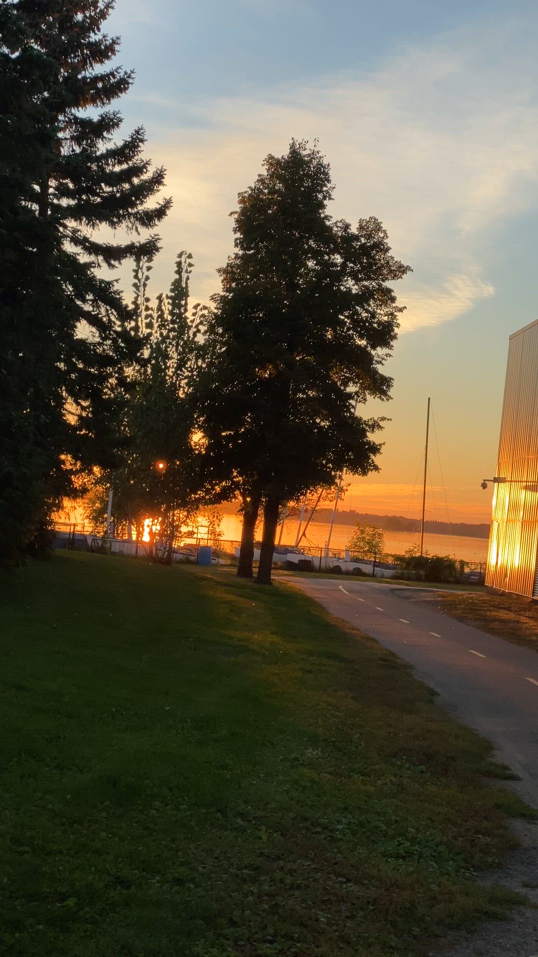 Sunset by the Aylmer Marina